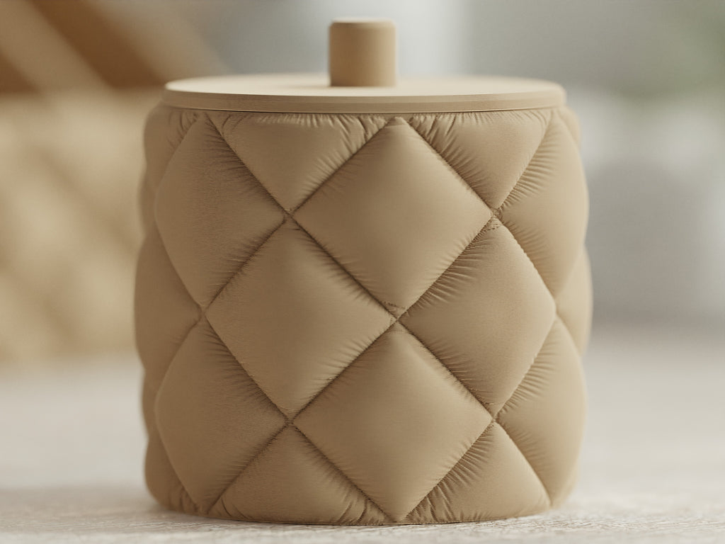 Cotton Pad Dispenser Holder | Bathroom Vanity Organizer