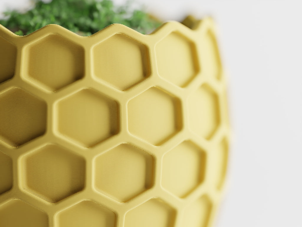 Beehavia Honeycomb Planter | 3D Printed Indoor Planter