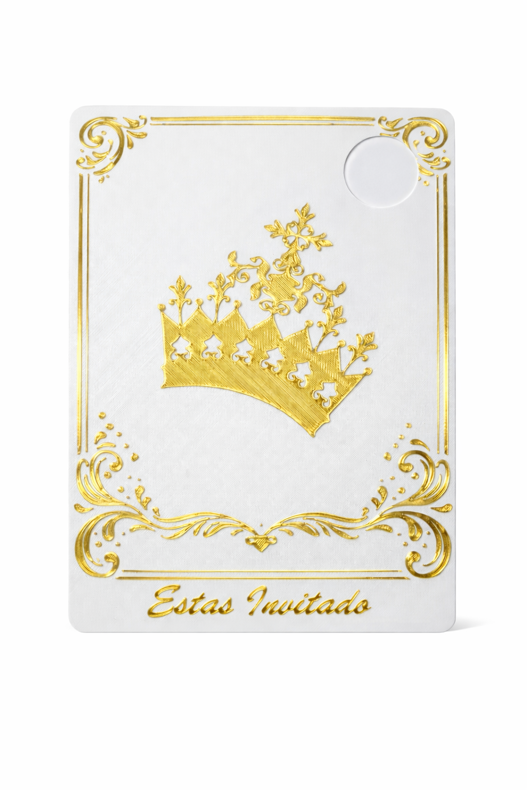 Crown Quinceañera NFC Invitations | Personalized Smart Party Invites