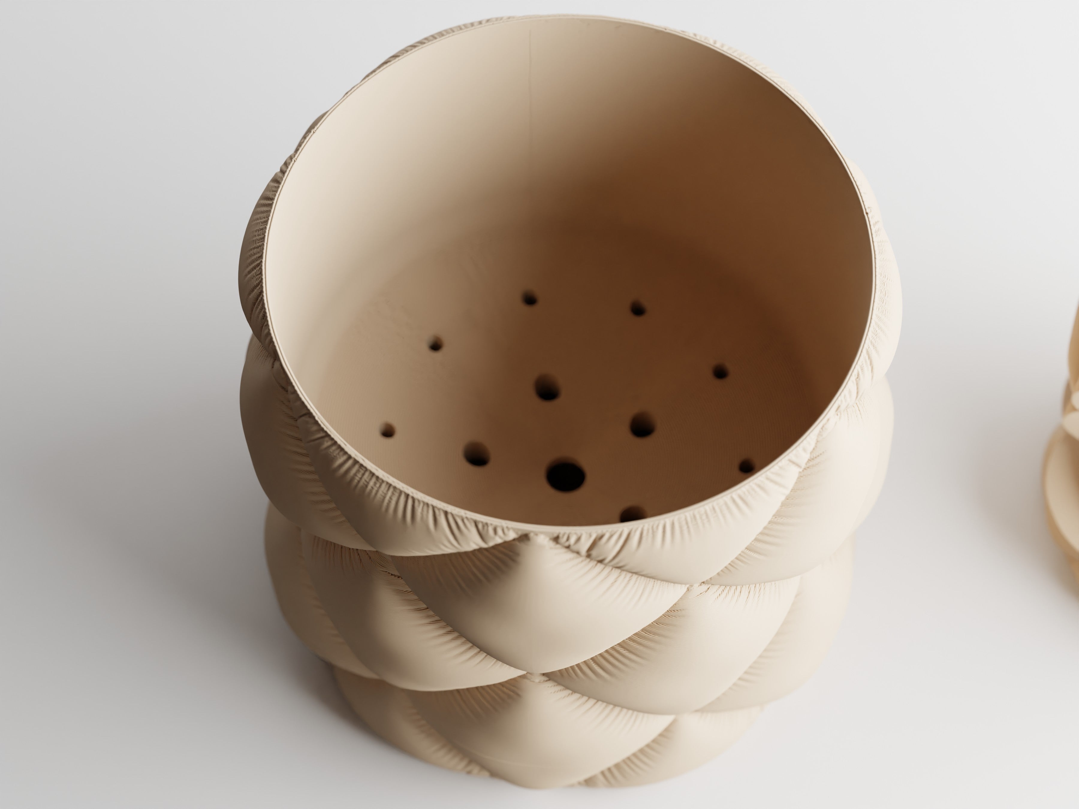 Inflated Cloth Planter Pot | Planter with Drainage Tray
