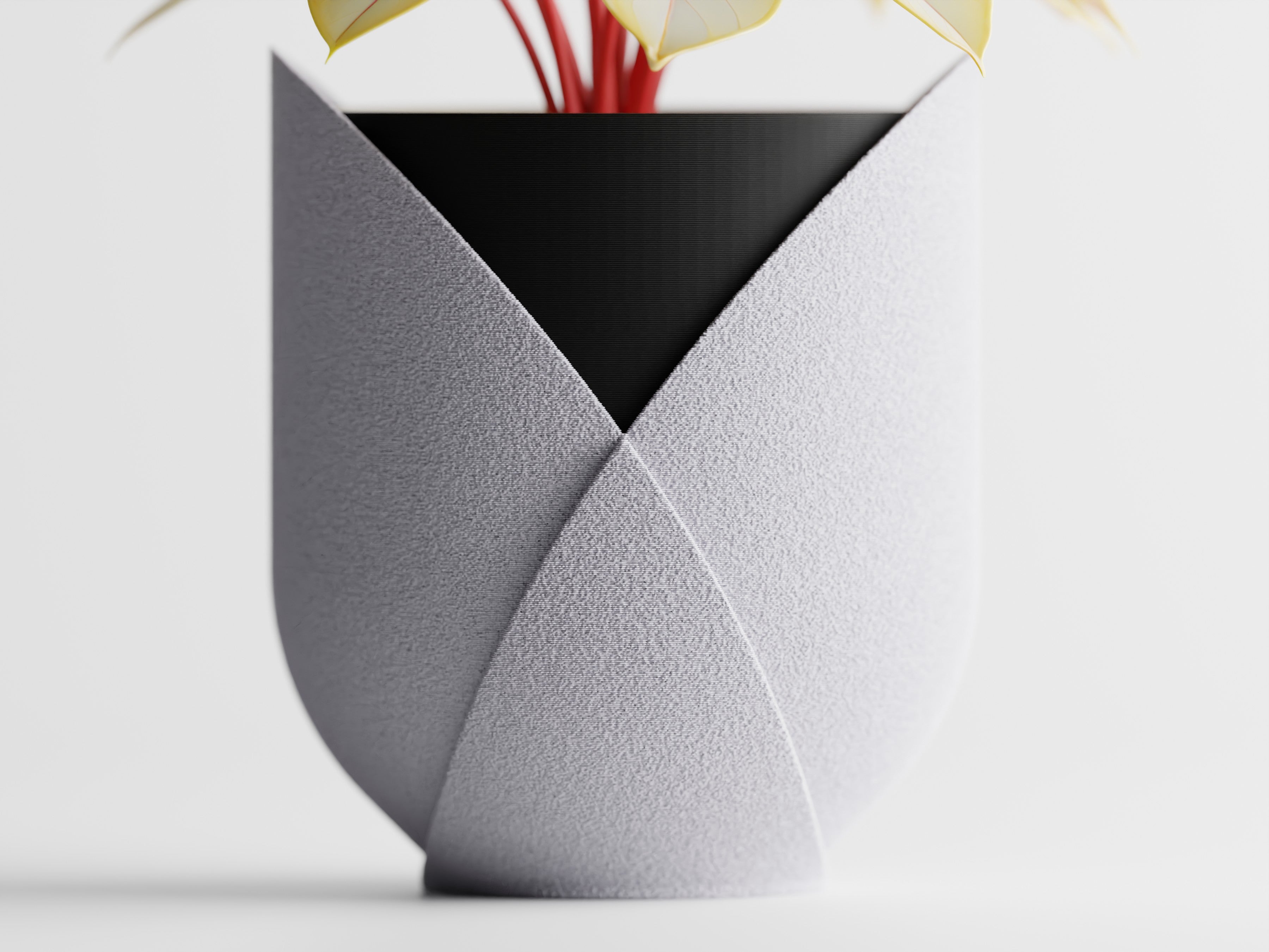Elyndra Two-Tone Planter Pot | Modern Indoor Planter