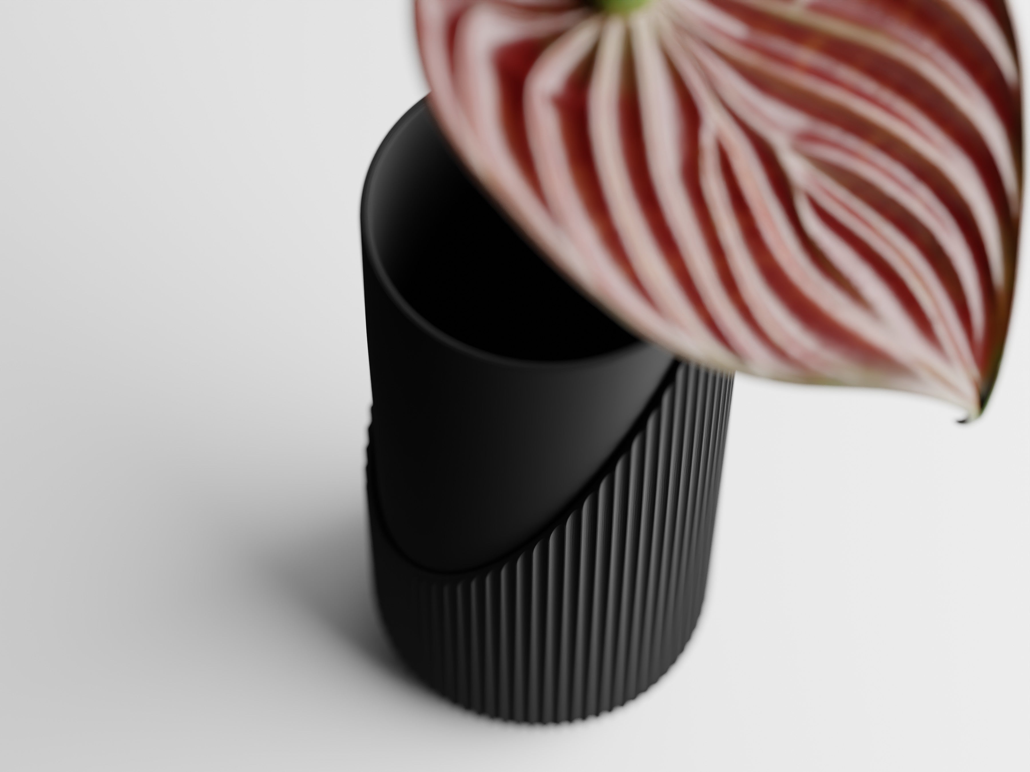 Encastra Two-Tone Vase | Modern Decorative Vase