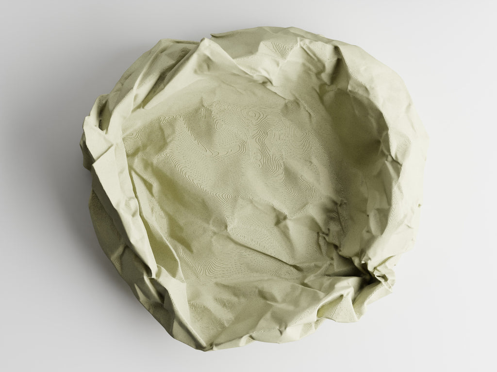 Crumbled Paper Bowl Catchall Tray | Modern Desk Organizer
