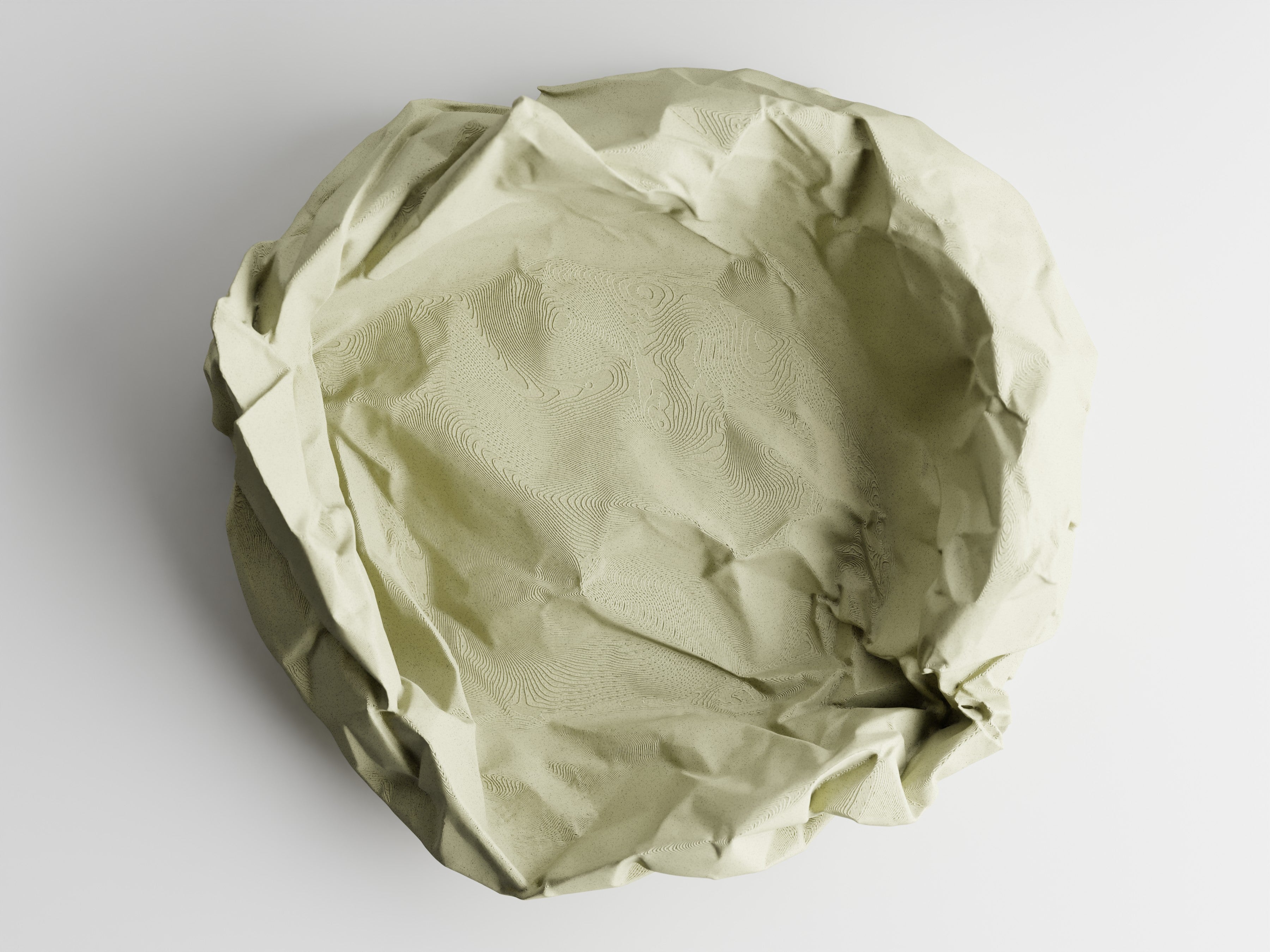 Crumbled Paper Bowl Catchall Tray | Modern Desk Organizer