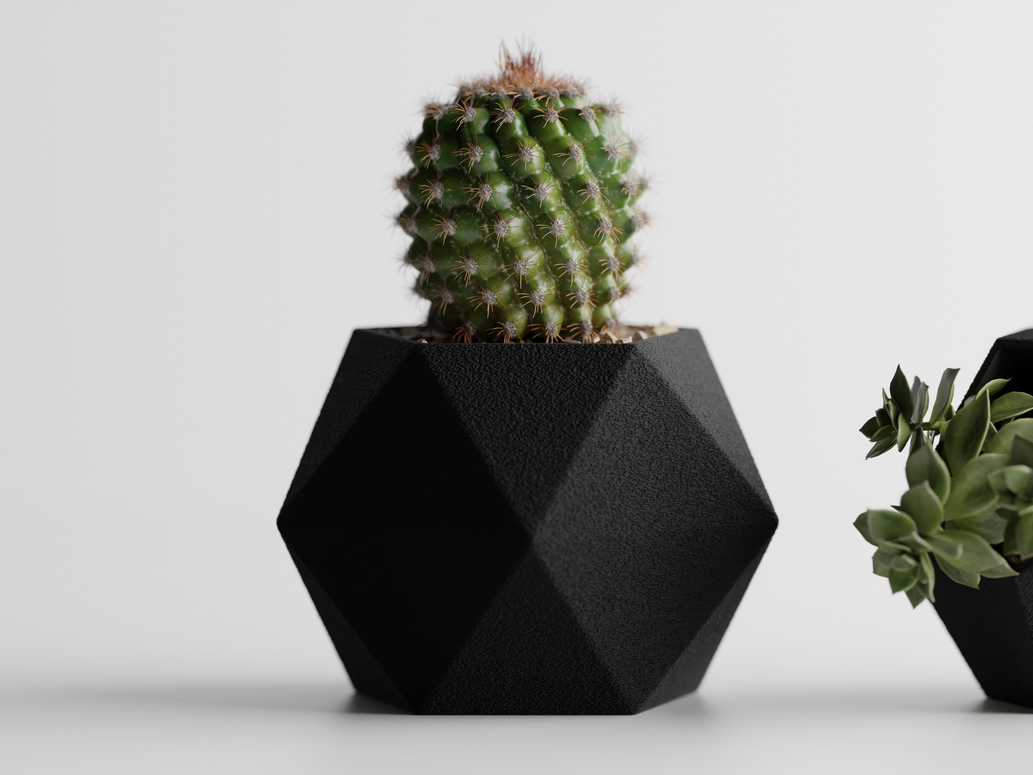 Gio Trio Geometric Planter Set | Modern Indoor Planters
